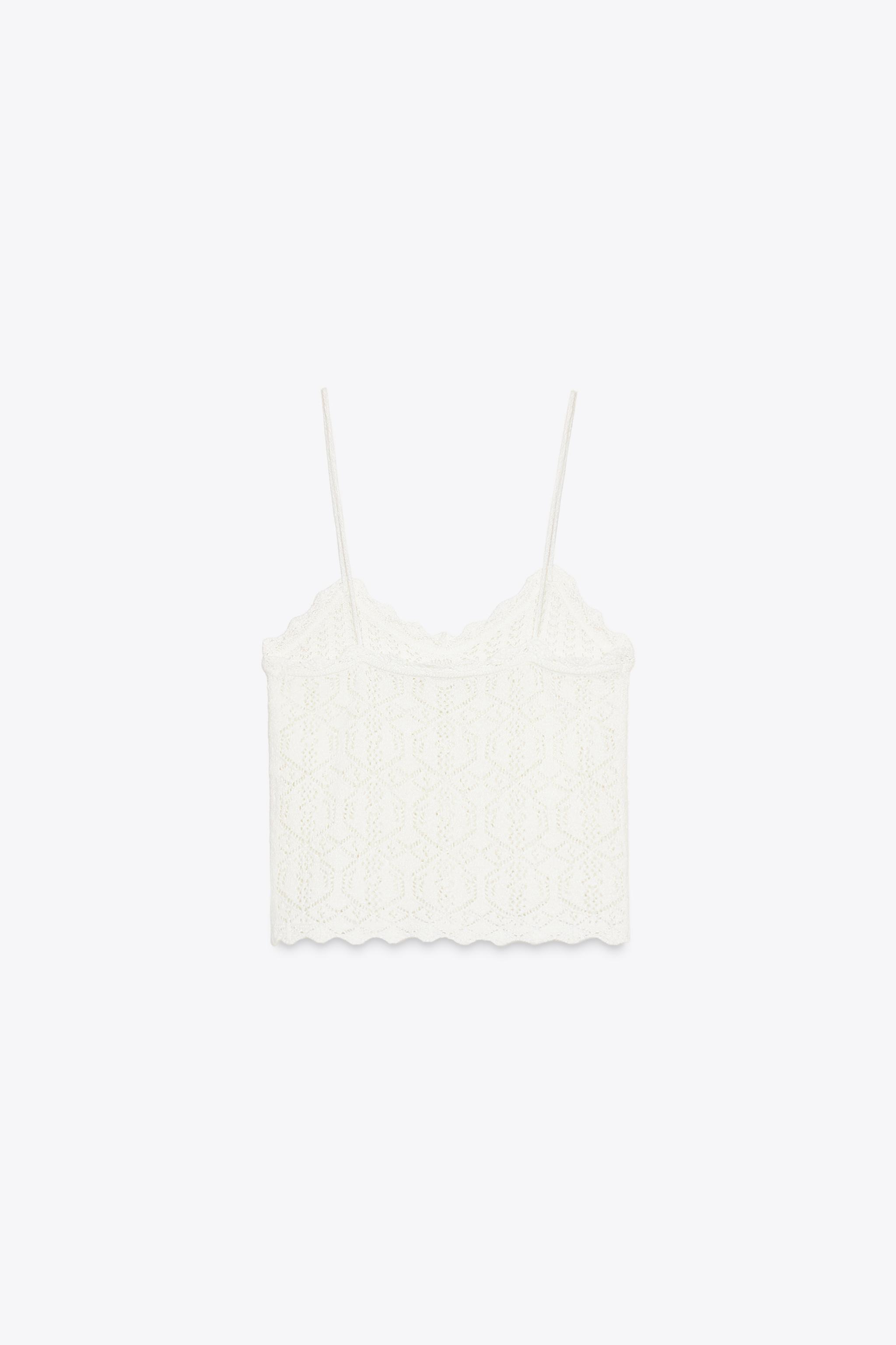 EYELET STRAPPY TOP
